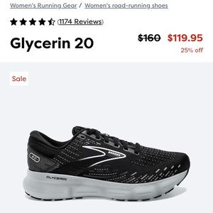 Women’s Brooks Glyerin 20; Limited Edition- used in good shape